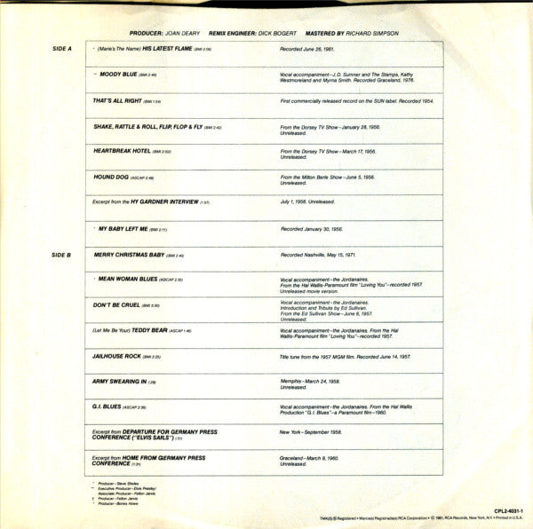 Elvis Presley : This Is Elvis (Selections From The Original Sound Track) (2xLP, Comp, Ind)