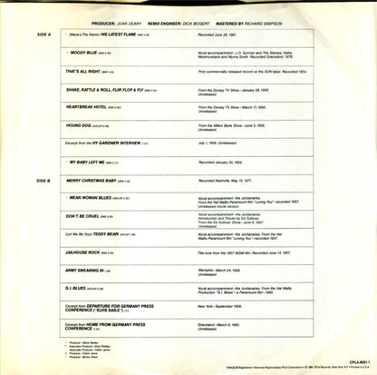 Elvis Presley : This Is Elvis (Selections From The Original Sound Track) (2xLP, Comp, Ind)