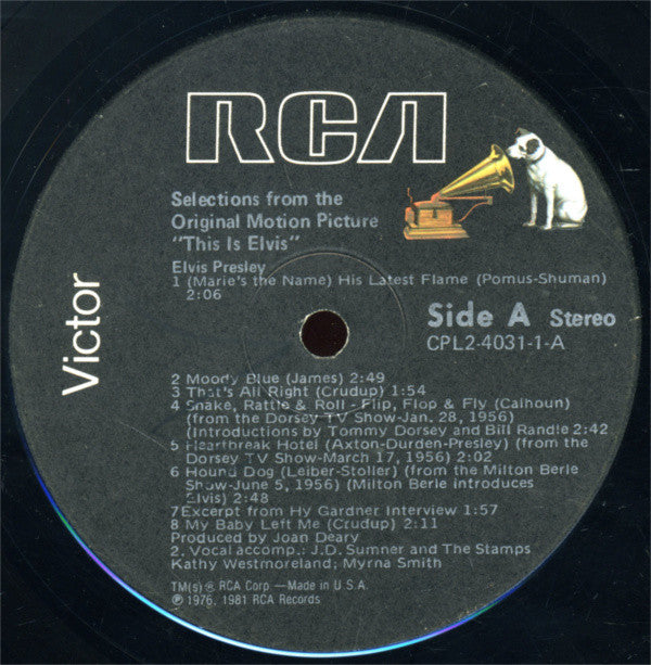 Elvis Presley : This Is Elvis (Selections From The Original Sound Track) (2xLP, Comp, Ind)