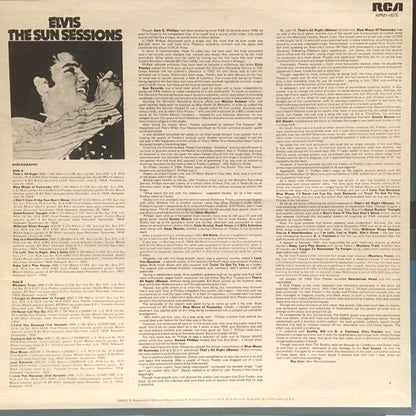 Elvis* : The Sun Sessions (LP, Comp, Mono, RE)