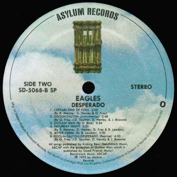 Eagles : Desperado (LP, Album, RE, SP )