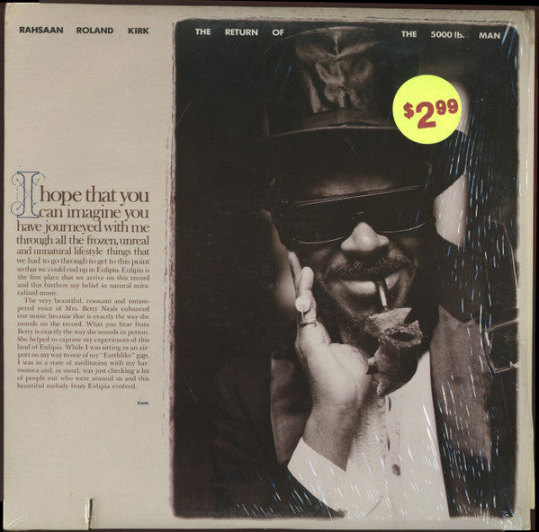 Rahsaan Roland Kirk* : The Return Of The 5000 Lb. Man (LP, Album, San)