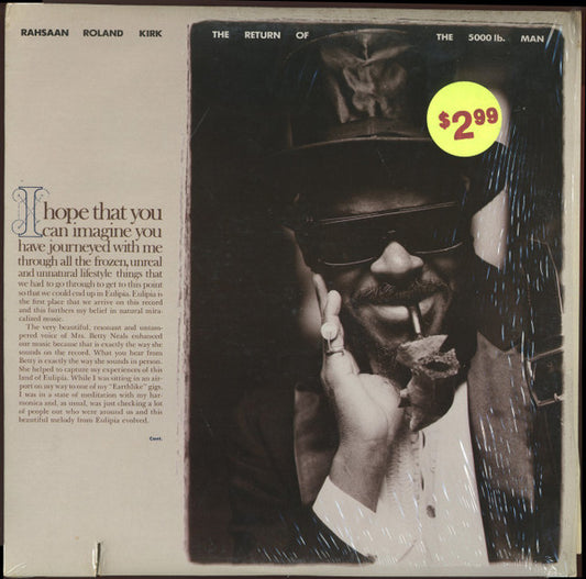 Rahsaan Roland Kirk* : The Return Of The 5000 Lb. Man (LP, Album, San)