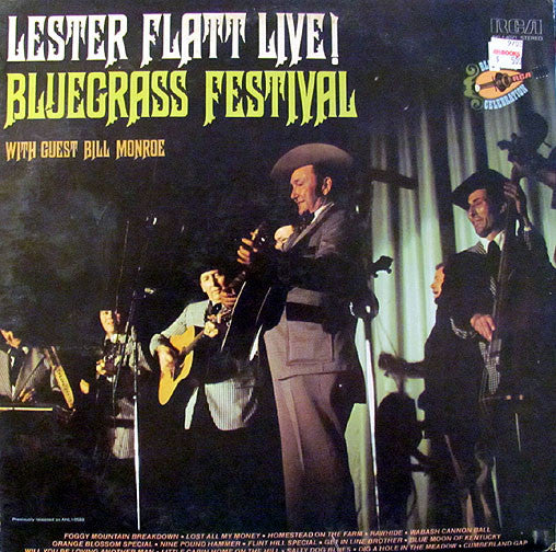 Lester Flatt : Live Bluegrass Festival (LP, Album, RE)