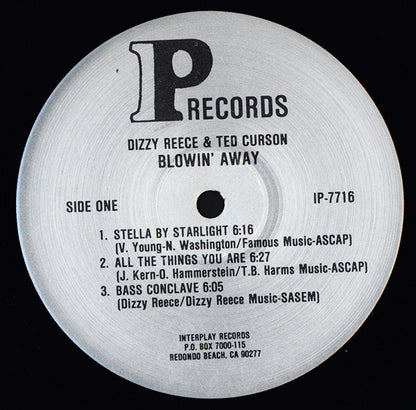 Dizzy Reece & Ted Curson : Blowin' Away (LP, Album)