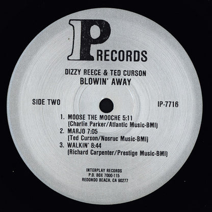 Dizzy Reece & Ted Curson : Blowin' Away (LP, Album)
