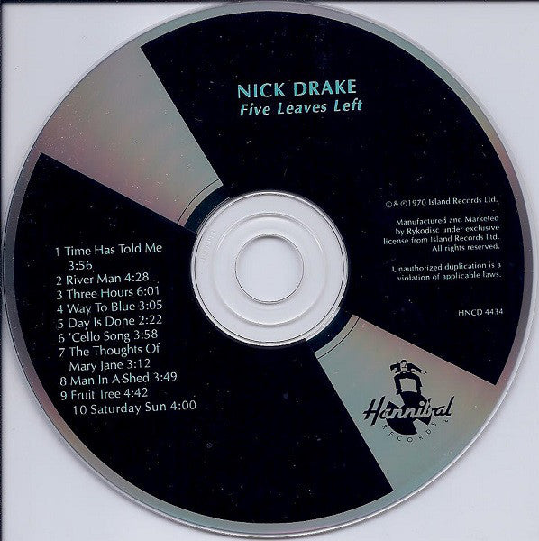 Nick Drake : Five Leaves Left (CD, Album, RE)