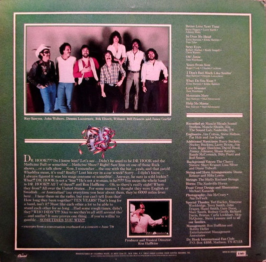 Dr. Hook : Sometimes You Win (LP, Album, Club)