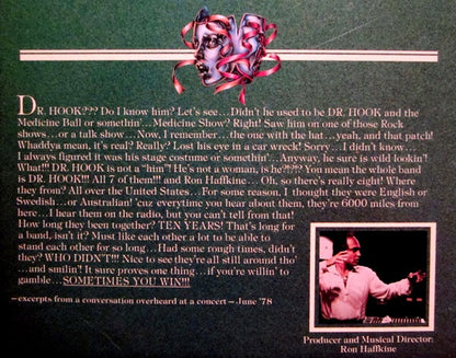 Dr. Hook : Sometimes You Win (LP, Album, Club)