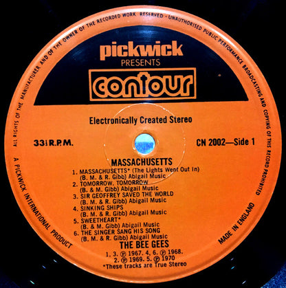 The Bee Gees* : Massachusetts (LP, Comp, RE)