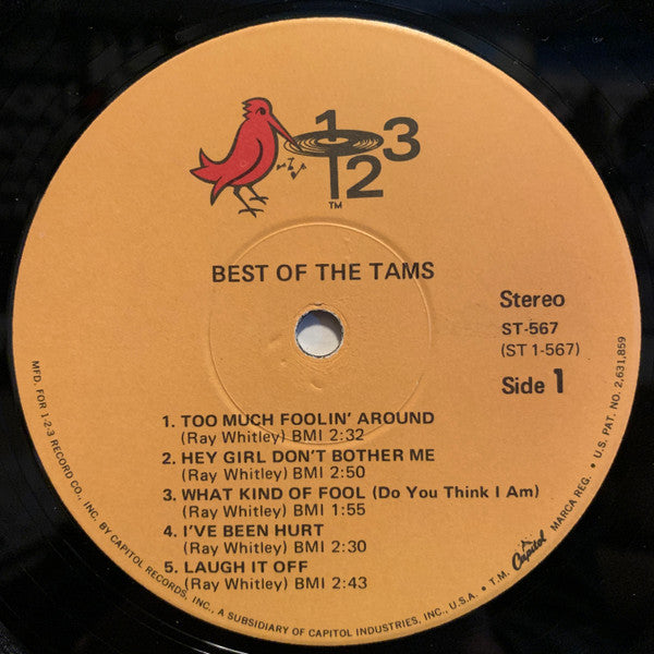 The Tams : Best Of The Tams (LP, Album)