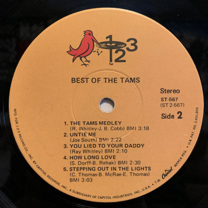 The Tams : Best Of The Tams (LP, Album)