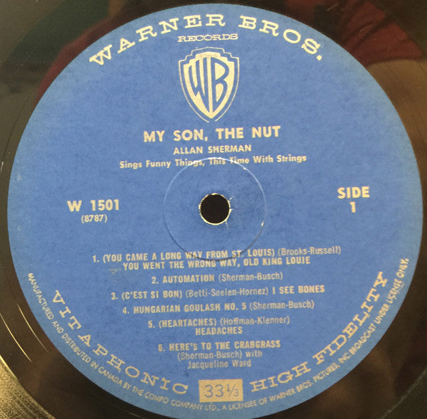 Allan Sherman : My Son, The Nut (LP, Mono)
