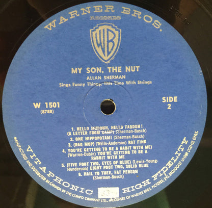 Allan Sherman : My Son, The Nut (LP, Mono)
