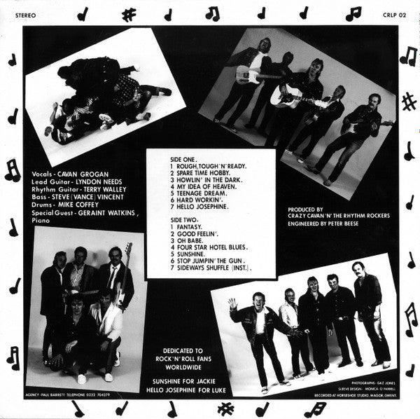 Crazy Cavan 'N' The Rhythm Rockers* : Rough, Tough 'N' Ready! (LP, Album)