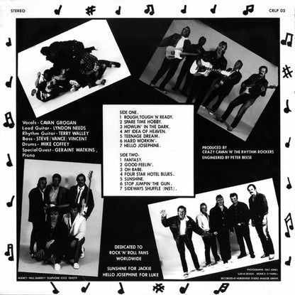 Crazy Cavan 'N' The Rhythm Rockers* : Rough, Tough 'N' Ready! (LP, Album)