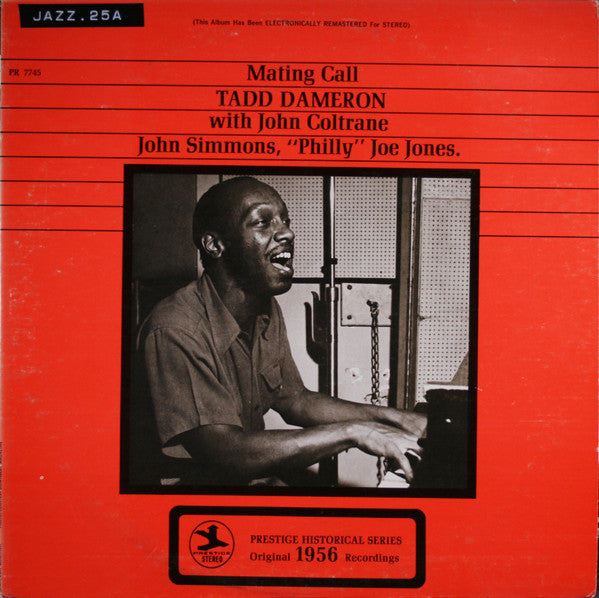 Tadd Dameron With John Coltrane, John Simmons, "Philly" Joe Jones : Mating Call (LP, Album, RE, RM)