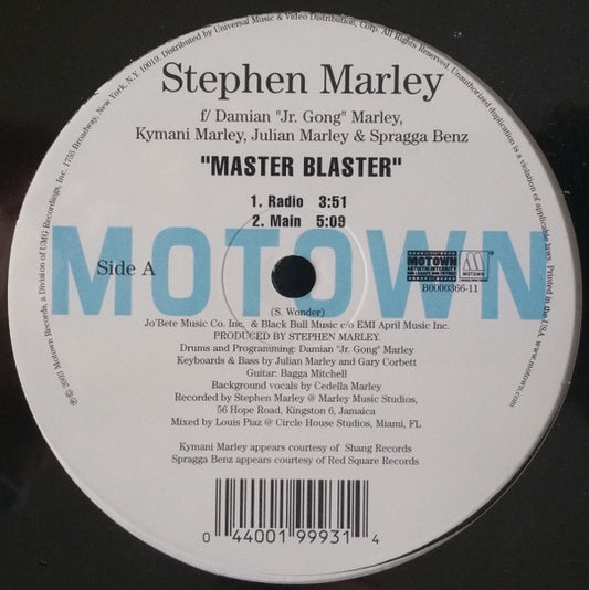Stephen Marley : Master Blaster (12")