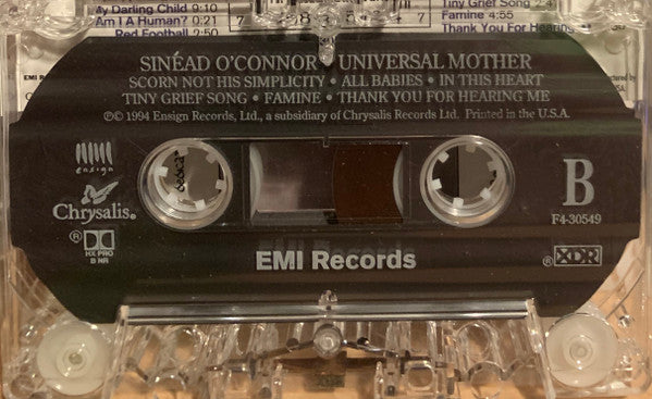 Sinéad O'Connor : Universal Mother (Cass, Album)