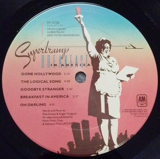 Supertramp : Breakfast In America (LP, Album, San)