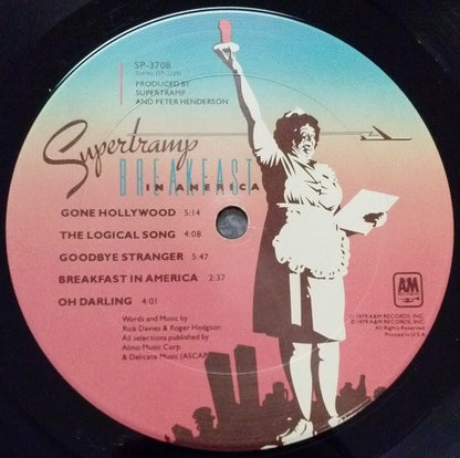Supertramp : Breakfast In America (LP, Album, San)