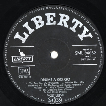 Sandy Nelson : Drums A Go-Go (LP, Album)
