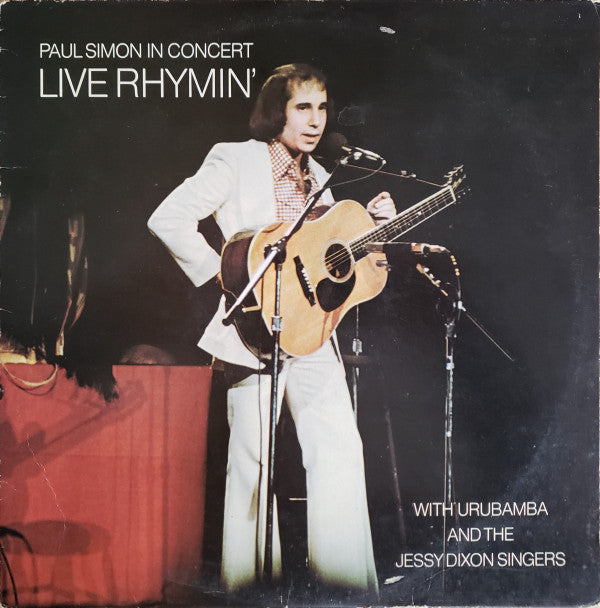 Paul Simon With Urubamba And The Jessy Dixon Singers : Paul Simon In Concert Live Rhymin' (LP, Album, Ter)