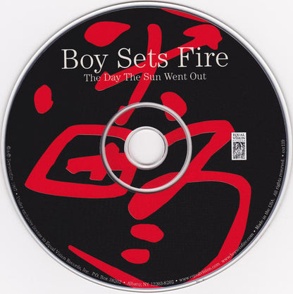 Boy Sets Fire.* : The Day The Sun Went Out (CD, Album, RE)