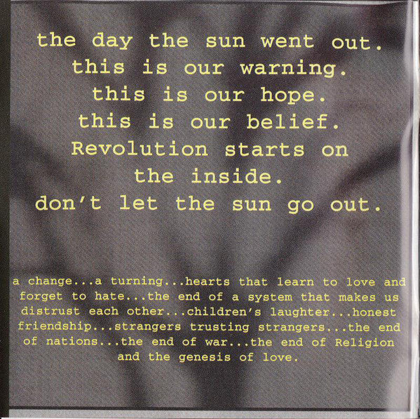 Boy Sets Fire.* : The Day The Sun Went Out (CD, Album, RE)