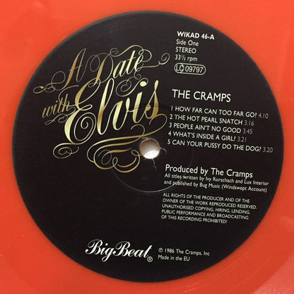 The Cramps : A Date With Elvis (LP, Album, RE, Ora)