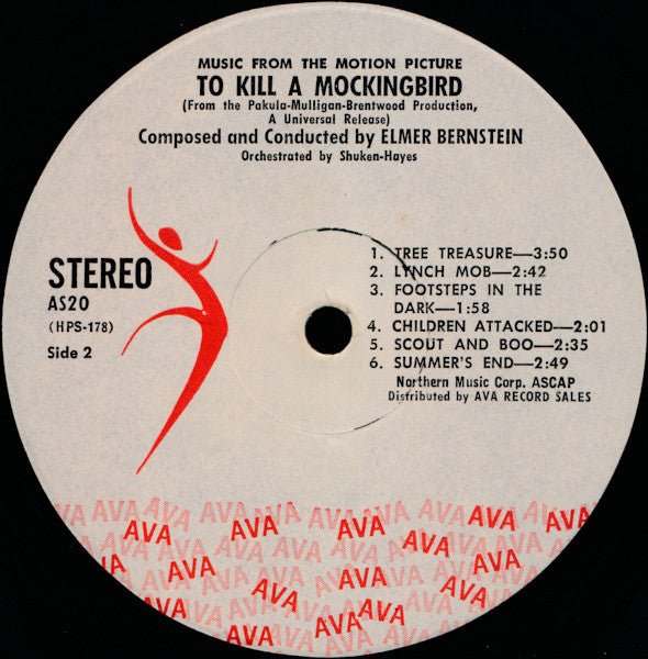 Elmer Bernstein : Music From The Motion Picture To Kill A Mockingbird (LP)