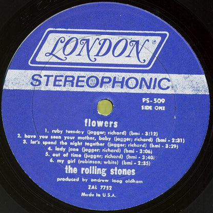 The Rolling Stones : Flowers (LP, Comp, RE)