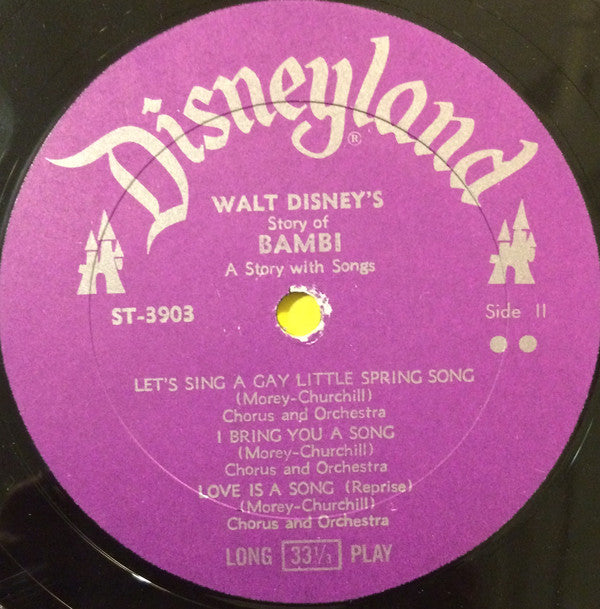 Ginny Tyler : Story And Songs From Bambi (LP, Album, Mono, RE)