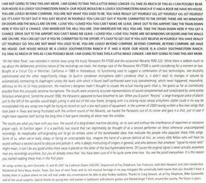 The Mountain Goats : All Hail West Texas (LP, Album, RE, RM)