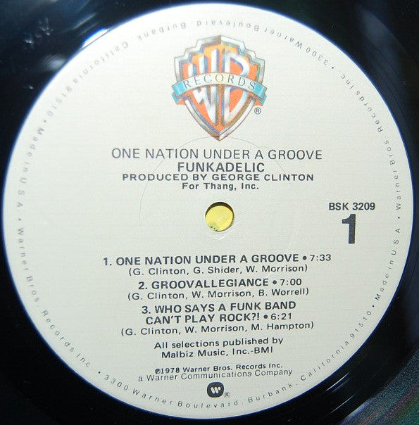 Funkadelic : One Nation Under A Groove (LP, Win + 7", EP + Album, Gat)