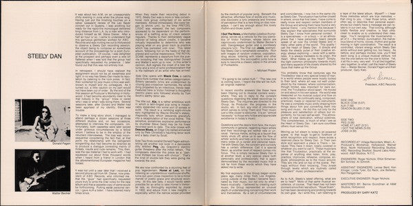 Steely Dan : Aja (LP, Album, San)