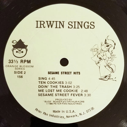 Irwin The Disco Duck : Irwin Sings Sesame Street Hits (LP, Album)