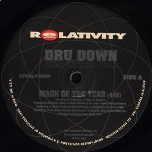 Dru Down : Pimp Of The Year (12", Promo)