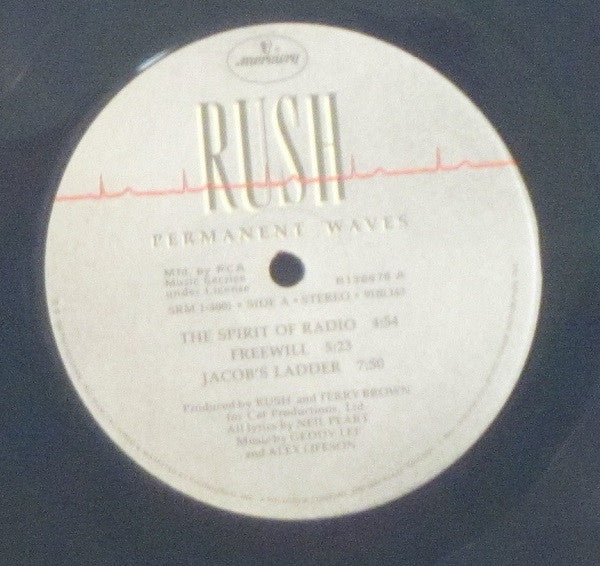 Rush : Permanent Waves (LP, Album, Club)