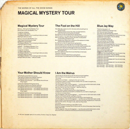 The Beatles : Magical Mystery Tour (LP, Album, Mono, Scr)