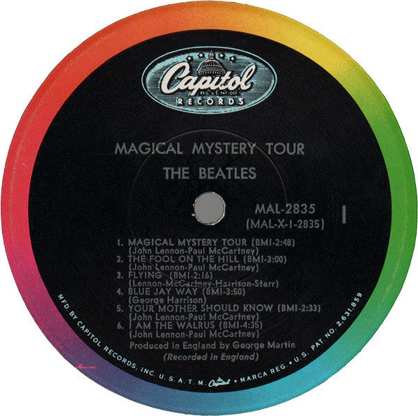 The Beatles : Magical Mystery Tour (LP, Album, Mono, Scr)