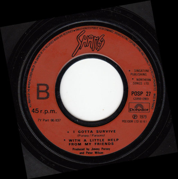 Sham 69 : Questions And Answers (7", Single, RP, Red)