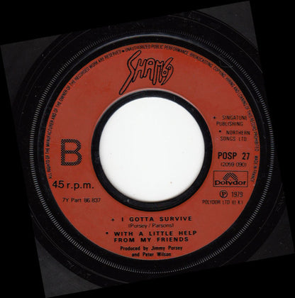 Sham 69 : Questions And Answers (7", Single, RP, Red)