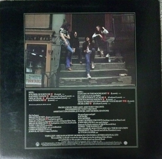 Thin Lizzy : Bad Reputation (LP, Album, Pit)
