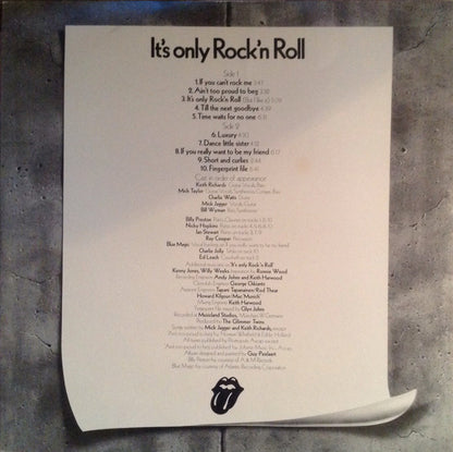 The Rolling Stones : It's Only Rock 'N Roll (LP, Album, PR )