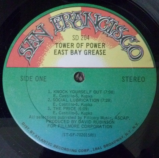 Tower Of Power : East Bay Grease (LP, Album, Phi)