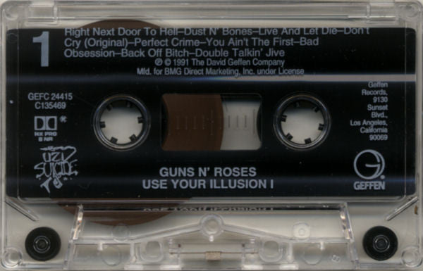 Guns N' Roses : Use Your Illusion I (Cass, Album, Club)