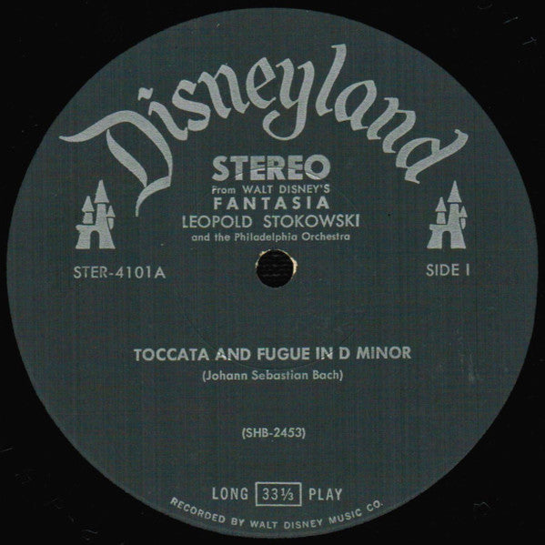 Stravinsky* / Bach* - Leopold Stokowski And The Philadelphia Orchestra* : From Walt Disney's Fantasia: Rite Of Spring / Toccata And Fugue (LP, Album, Scr)
