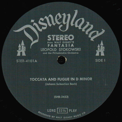 Stravinsky* / Bach* - Leopold Stokowski And The Philadelphia Orchestra* : From Walt Disney's Fantasia: Rite Of Spring / Toccata And Fugue (LP, Album, Scr)