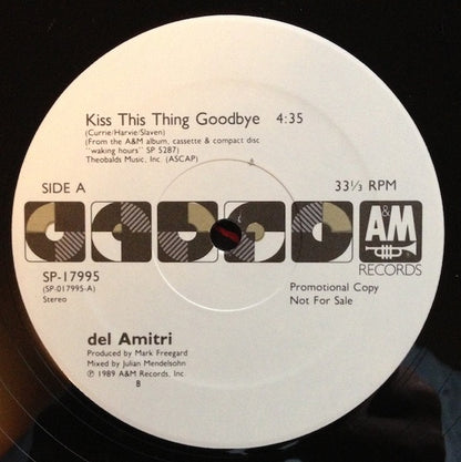 Del Amitri : Kiss This Thing Goodbye (12", EP, Promo)